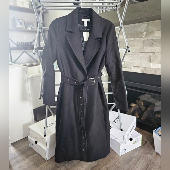 Black Trench Coat from H&M - Picture 4 of 6